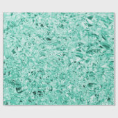 aquamarine Imitate Geschenkpapier (Flach)