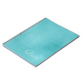 Aquamarine Imitate zeichnen sich durch einfache Mi Notizblock (Linke Seite)