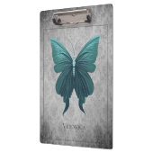 Aquamarine Jewelen-Dragonfly Klemmbrett (Links)