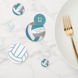 aquamarine Jungs-Jungs-Volleyball-Feier Konfetti