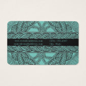 AQUAMARINE KABEL STRICK Oceana Business Card (Rückseite)
