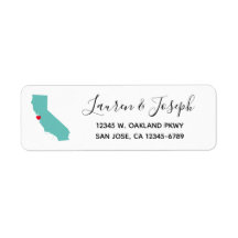 Aquamarine kalifornische und weiße Hochzeit