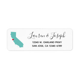 Aquamarine kalifornische und weiße Hochzeit