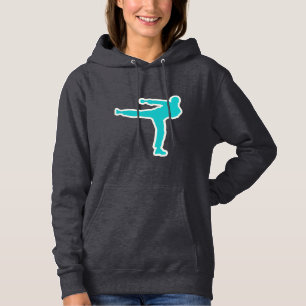 Aquamarine Kampfkunst Hoodie