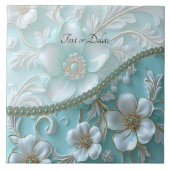 Aquamarine Keramik Fliese (Vorderseite)