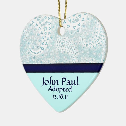 Aquamarine Keramikornament (Links)