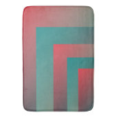 aquamarine Korallenfarben Badematte (Vorderseite Vertikal)