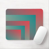 aquamarine Korallenfarben Mousepad (Mit Mouse)