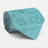 Aquamarine Krawatte (Gerollt)