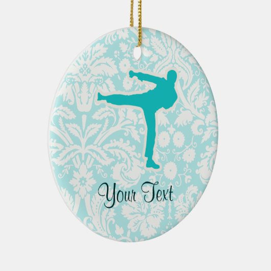 Aquamarine Kriegskünste Keramikornament (Rechts)