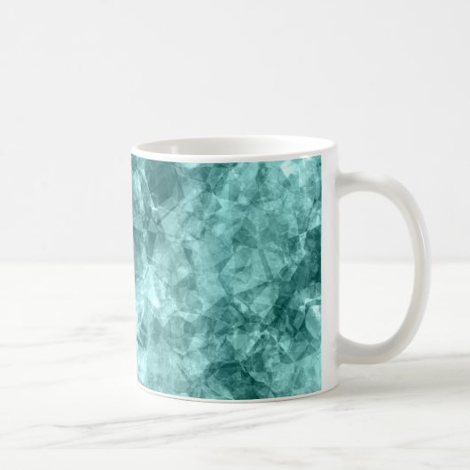 Aquamarine Krummstoff Kaffeetasse (Rechts)