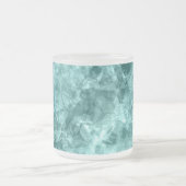 Aquamarine Krummstoff Mattglastasse (Mittel)