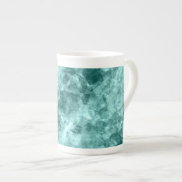 Aquamarine Krummstoff Porzellantasse