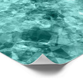 Aquamarine Krummstoff Poster (Ecke)