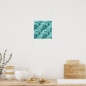 Aquamarine Krummstoff Poster (Küche)
