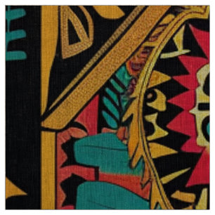 Aquamarine Kunstlinenfabrik "Aztec Dream" Stoff