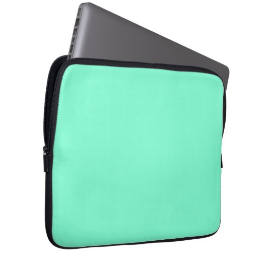 Aquamarine Laptop Sleeve (Vorne Rechts)