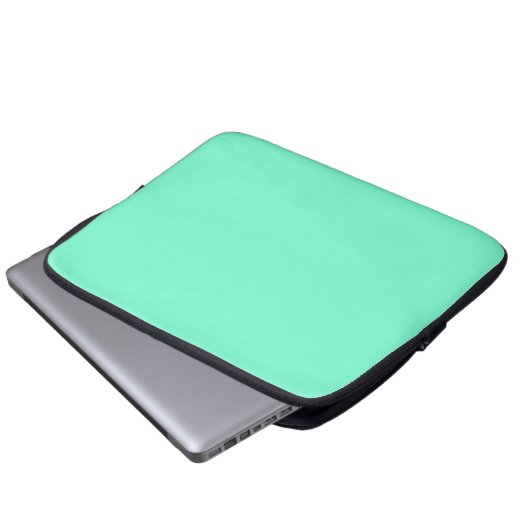 Aquamarine Laptop Sleeve (Vorne Knopf)