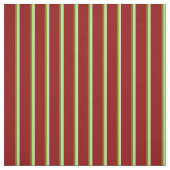 Aquamarine, Light Green, Sienna & Dark Red Cfarbig Stoff (Muster)