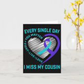 Aquamarine Lila Herzinfarkt Redewendungen Cousin S Karte (Gelbe Blume)