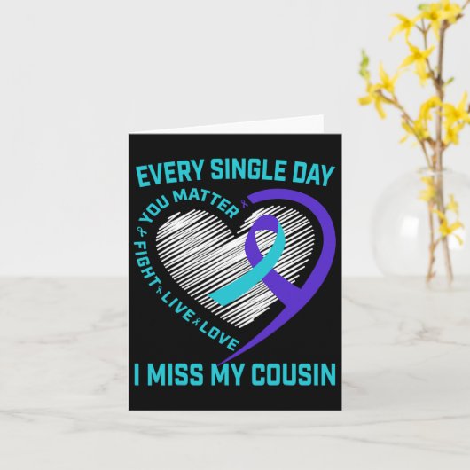 Aquamarine Lila Herzinfarkt Redewendungen Cousin S Karte (Gelbe Blume)