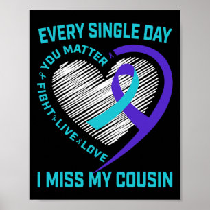 Aquamarine Lila Herzinfarkt Redewendungen Cousin S Poster