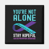 Aquamarine Lila Multifunktionsleisten-Unterstützun Magnet (Vorne)