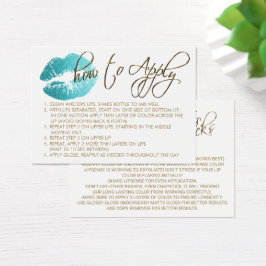 Aquamarine Lippen des Glitzer 2 - Anbringen - Weiß