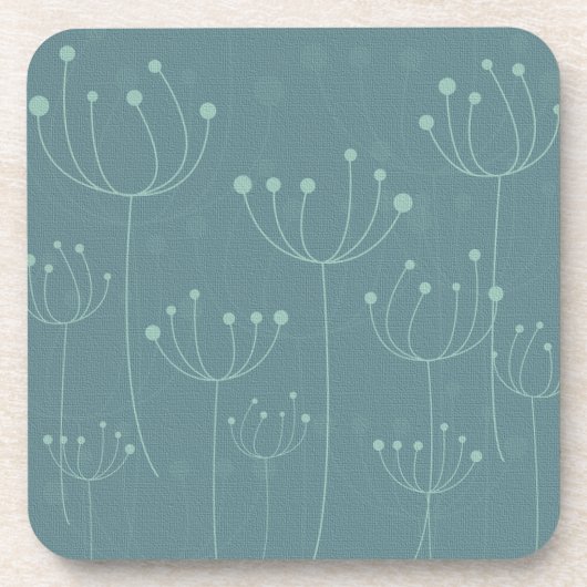 Aquamarine Lüster Untersetzer (Vorderseite)