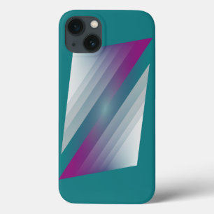 Aquamarine magentafarbene Dreiecke Case-Mate iPhone Hülle