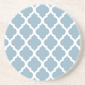 Aquamarine marokkanische Tile Trellis Untersetzer (Vorne)
