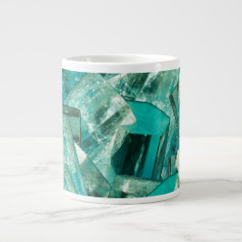 Aquamarine März Birthstone Blue Green Crystal Gem Jumbo-Tasse