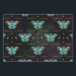 Aquamarine März Birthstone Moth Happy Birthday Geschenkpapier Set<br><div class="desc">Feiern Sie Geburtstage im März mit diesem ruhigen Aquamarin-inspiriert Packpapier. Dieses Design mit einer wunderschönen Aquamarine-Gebirgsmotte,  umgeben von himmlischen Monden,  glitzernden Sternen und einem eleganten "Happy Birthday"-Text,  bringt Ihnen eine ruhige und mystische Touch in Ihre Geschenke. Ideal für Astrologen,  Naturfreunde und alle,  die die wohltuende Schönheit des Wassers schätzen.</div>