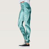 Aquamarine Meeresfarbe Leggings (Links)
