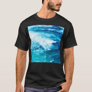 Aquamarine Meereswellen T-Shirt