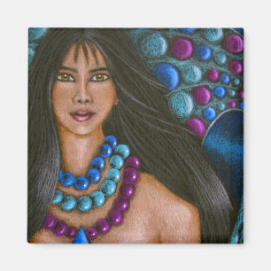 AQUAMARINE-MEERJUNGFRAU Magnet