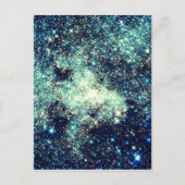 Aquamarine Milchstraße Postkarte (Vorderseite)