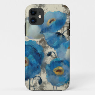 Aquamarine mit Blumen Case-Mate iPhone Hülle