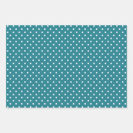 Aquamarine Mitten und Schneeflocken Weihnachtsmust Geschenkpapier Set (Vorderseite 2)