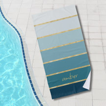 Aquamarine, monochromatische Streifen