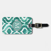 Aquamarine Motif IV Gepäckanhänger (Vorderseite horizontal)