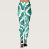 Aquamarine Motif IV Leggings (Rückseite)
