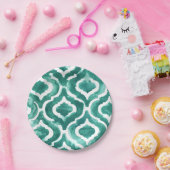 Aquamarine Motif IV Pappteller (Party)