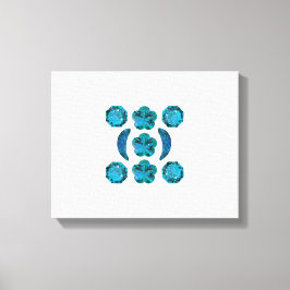 Aquamarine Motif Leinwanddruck