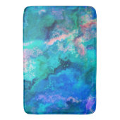 Aquamarine Muschel Badematte (Vorderseite Vertikal)