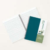 Aquamarine Nähprojektnotizen Notizblock (Innenseite)