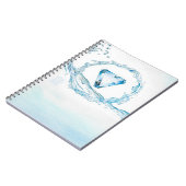 Aquamarine Notizblock (Linke Seite)