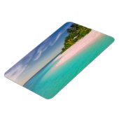 Aquamarine Ocean Tropical Beach Scenic Magnet (Linke Seite)