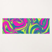 Aquamarine Ölschicht Yogamatte (Vorderseite (Horizontal))