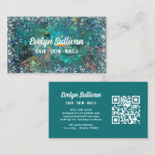 Aquamarine Opal-Visitenkarte Visitenkarte (Vorne/Hinten)